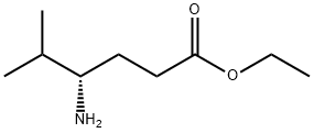 (S)-4-Amino-5-methyl-hexanoic acid ethyl ester Structure