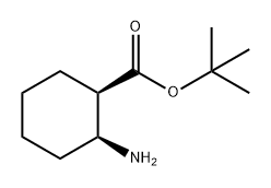 Cyclohexanecarboxylic acid, 2-amino-, 1,1-dimethylethyl ester, (1R,2S)- Structure