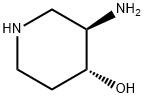 4-Piperidinol, 3-amino-, (3R,4R)- Structure