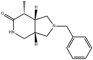 rel-(3aR,7S,7aS)-2-benzyl-7-methyloctahydro-6H-pyrrolo[3,4-c]pyridin-6-one Structure