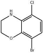 2H-1,4-Benzoxazine, 8-bromo-5-chloro-3,4-dihydro- Structure