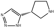 1H-1,2,3-Triazole, 5-(3R)-3-pyrrolidinyl- 구조식 이미지