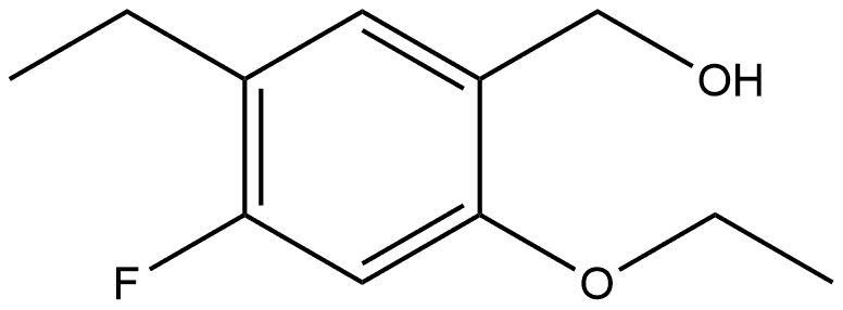 2-Ethoxy-5-ethyl-4-fluorobenzenemethanol Structure