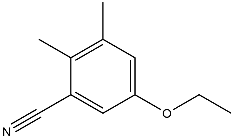 5-Ethoxy-2,3-dimethylbenzonitrile Structure