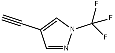 1H-Pyrazole, 4-ethynyl-1-(trifluoromethyl)- Structure