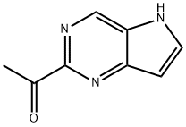 Ethanone, 1-(5H-pyrrolo[3,2-d]pyrimidin-2-yl)- Structure