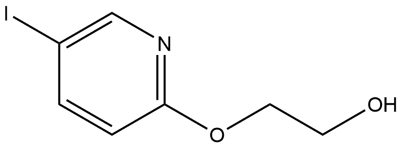 2-[(5-Iodo-2-pyridinyl)oxy]ethanol Structure