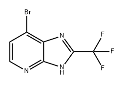 3H-Imidazo[4,5-b]pyridine, 7-bromo-2-(trifluoromethyl)- Structure