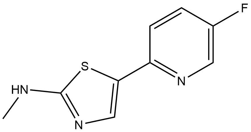 5-(5-fluoropyridin-2-yl)-N-methylthiazol-2-amine Structure