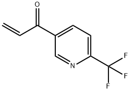 2-Propen-1-one, 1-[6-(trifluoromethyl)-3-pyridinyl]- 구조식 이미지