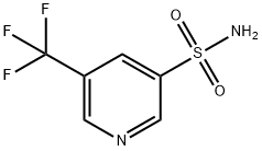 5-(trifluoromethyl)pyridine-3-sulfonamide 구조식 이미지