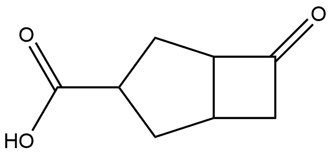 6-oxobicyclo[3.2.0]heptane-3-carboxylic acid Structure