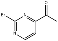 Ethanone, 1-(2-bromo-4-pyrimidinyl)- Structure