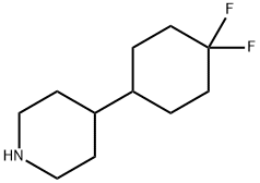 4-(4,4-difluorocyclohexyl)piperidine Structure