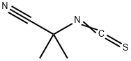 2-Isothiocyanato-2-methylpropanenitrile Structure