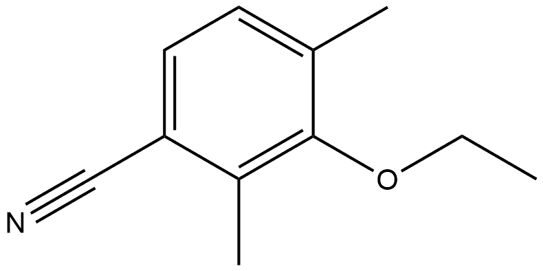 3-Ethoxy-2,4-dimethylbenzonitrile Structure