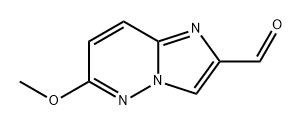 Imidazo[1,2-b]pyridazine-2-carboxaldehyde, 6-methoxy- Structure