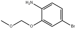 4-Bromo-2-(methoxymethoxy)benzenamine Structure