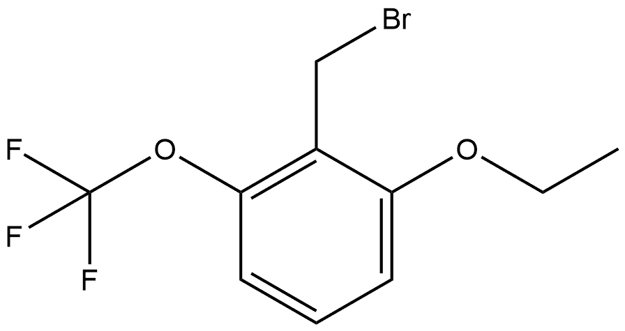 2-(Bromomethyl)-1-ethoxy-3-(trifluoromethoxy)benzene Structure