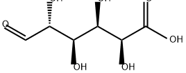 D-Guluronic acid 구조식 이미지