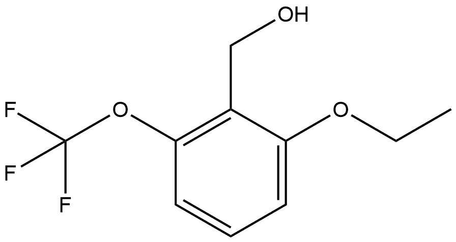 2-Ethoxy-6-(trifluoromethoxy)benzenemethanol Structure