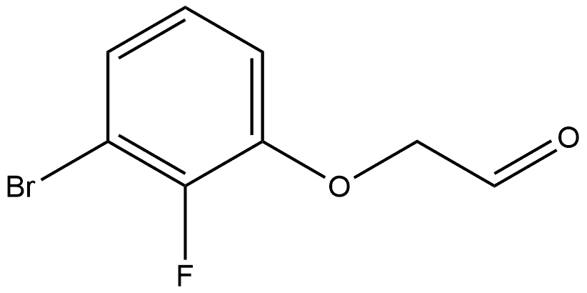 2-(3-Bromo-2-fluorophenoxy)acetaldehyde Structure