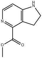 methyl 1H,2H,3H-pyrrolo[3,2-c]pyridine-4-carboxylate 구조식 이미지