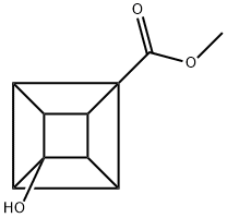 1-Hydroxy-cubane-4-carboxylic acid methyl ester Structure