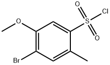 4-Bromo-5-methoxy-2-methylbenzenesulphonyl chloride 구조식 이미지