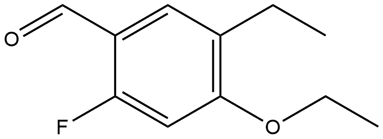 4-ethoxy-5-ethyl-2-fluorobenzaldehyde Structure