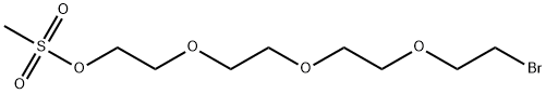 Ethanol, 2-[2-[2-(2-bromoethoxy)ethoxy]ethoxy]-, 1-methanesulfonate Structure