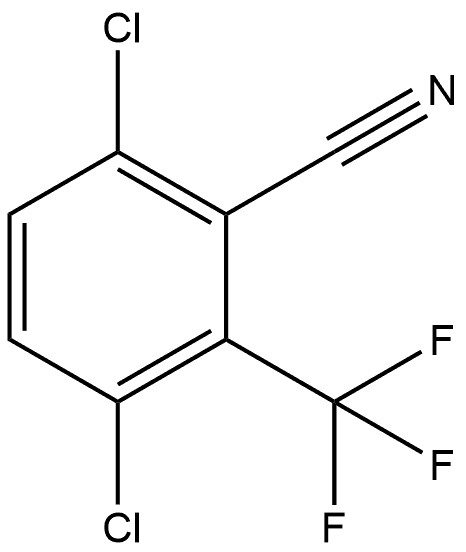 3,6-Dichloro-2-(trifluoromethyl)benzonitrile 구조식 이미지