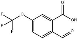 2-formyl-5-(trifluoromethoxy)benzoic acid Structure