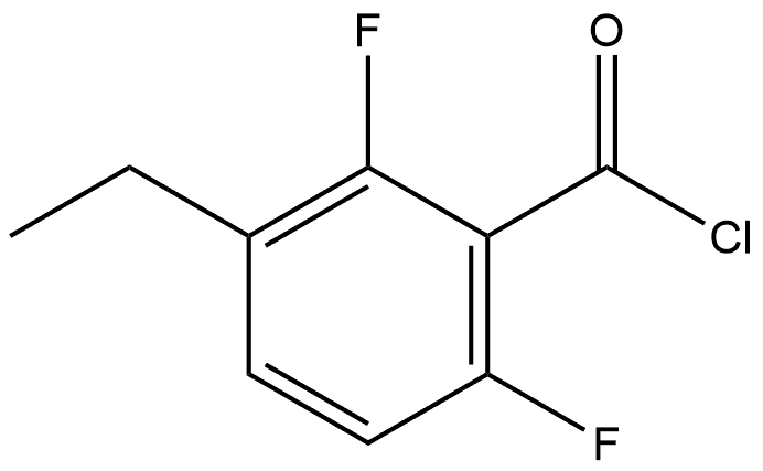 3-Ethyl-2,6-difluorobenzoyl chloride Structure