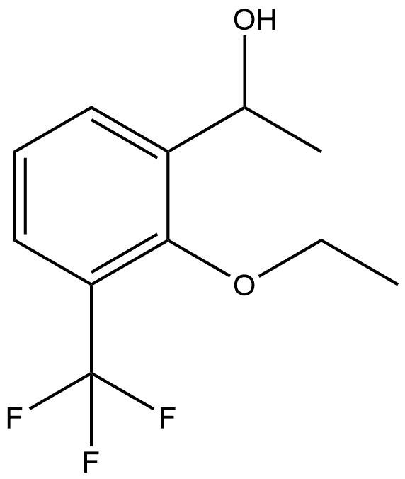 2-Ethoxy-α-methyl-3-(trifluoromethyl)benzenemethanol Structure