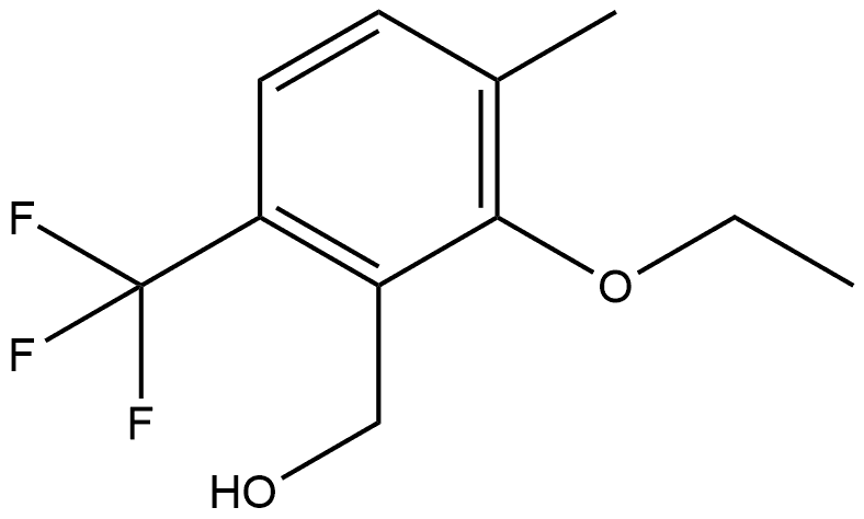 2-Ethoxy-3-methyl-6-(trifluoromethyl)benzenemethanol Structure