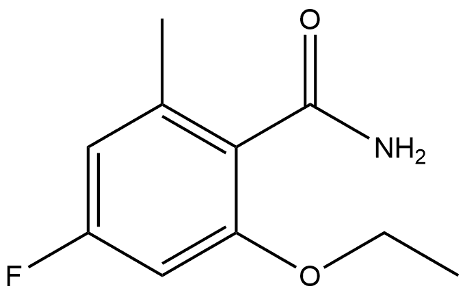 2-Ethoxy-4-fluoro-6-methylbenzamide Structure