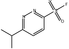 6-(propan-2-yl)pyridazine-3-sulfonyl fluoride 구조식 이미지