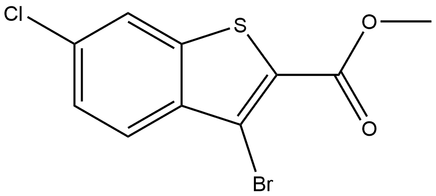Methyl 3-bromo-6-chlorobenzo[b]thiophene-2-carboxylate Structure
