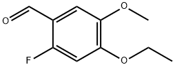 4-Ethoxy-2-fluoro-5-methoxybenzaldehyde Structure