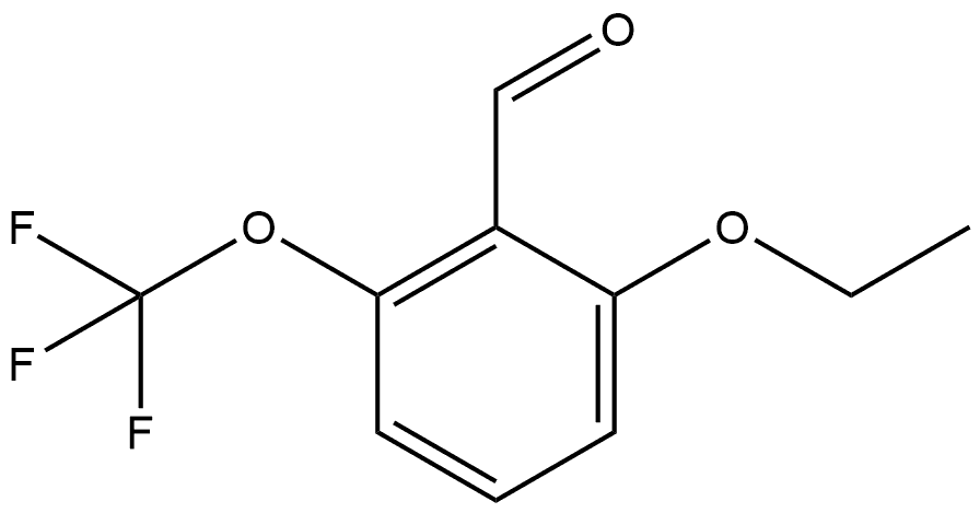 2-Ethoxy-6-(trifluoromethoxy)benzaldehyde Structure