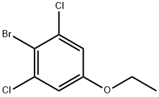 2-Bromo-1,3-dichloro-5-thoxybnzn Structure