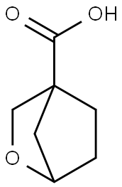 2-oxabicyclo[2.2.1]heptane-4-carboxylic acid 구조식 이미지