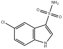 5-Chloro-1H-indole-3-sulfonamide Structure