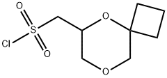 {5,8-dioxaspiro[3.5]nonan-6-yl}methanesulfonyl chloride Structure