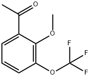 2'-Methoxy-3'-(trifluoromethoxy)acetophenone Structure