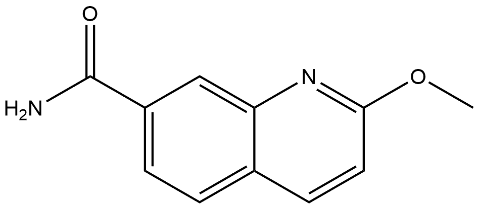 2-Methoxy-7-quinolinecarboxamide Structure