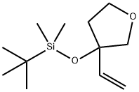 3-[[(1,1-Dimethylethyl)dimethylsilyl]oxy]-3-ethenyltetrahydrofuran 구조식 이미지