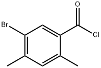 5-Bromo-2,4-dimethylbenzoyl chloride Structure