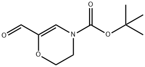 tert-butyl 6-formyl-3,4-dihydro-2H-oxazine-4-carboxylate Structure